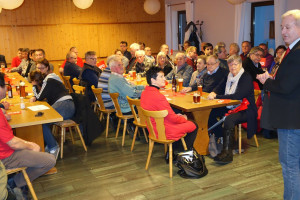 Volles Haus bei der Ascherdonnerstagsveranstaltung des Kreisverbandes und des OV Pegnitz