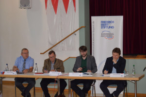 Dr. Chr. Rabenstein, Prof. Manfed Miosga, Bürgermeister Stephan Unglaub