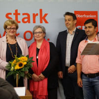 Mit großer Mehrheit bestätigte die Versammlung in Mistelbach ihre Kandidatur.